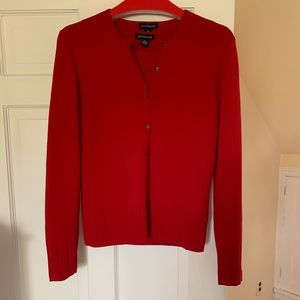 Ann Taylor red sweater set